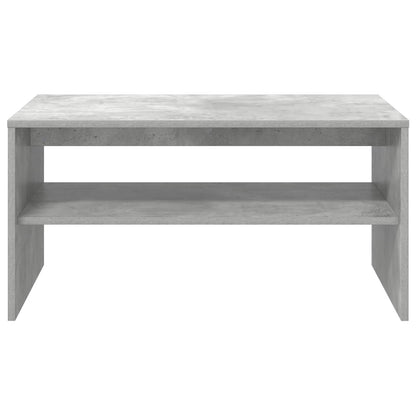 Coffee Table Concrete Grey 80 x 50 x 40 cm Engineered Wood
