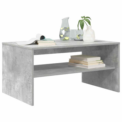 Coffee Table Concrete Grey 80 x 50 x 40 cm Engineered Wood