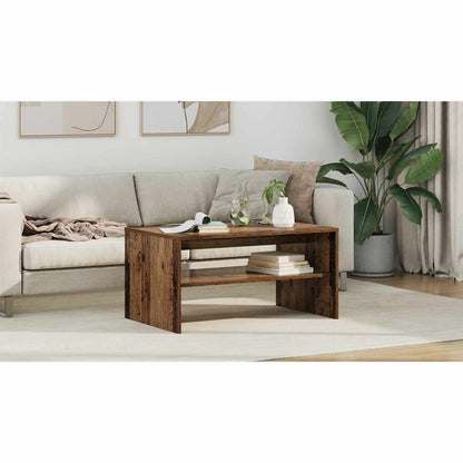 Coffee Table Old Wood 80 x 50 x 40 cm Engineered Wood