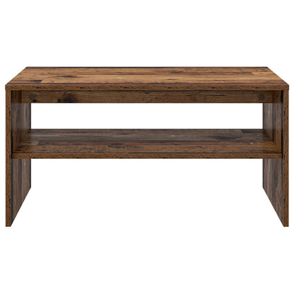 Coffee Table Old Wood 80 x 50 x 40 cm Engineered Wood