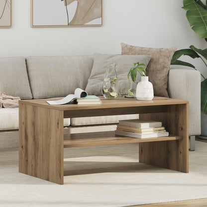 Coffee Table Artisan Oak 80 x 50 x 40 cm Engineered Wood
