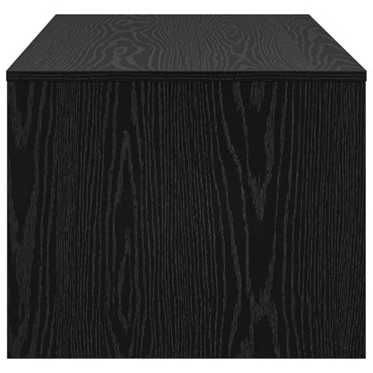 Coffee Table Black Oak 100 x 50 x 40 cm Engineered Wood