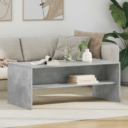 Coffee Table Concrete Grey 100 x 50 x 40 cm Engineered Wood