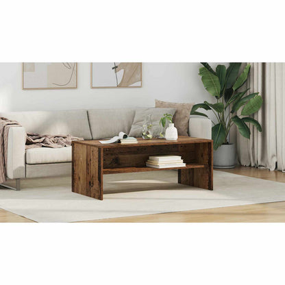 Coffee Table Old Wood 100 x 50 x 40 cm Engineered Wood