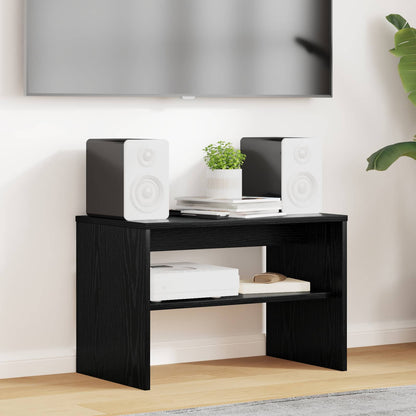 TV Cabinet Black Oak 60 x 35 x 40 cm Engineered Wood