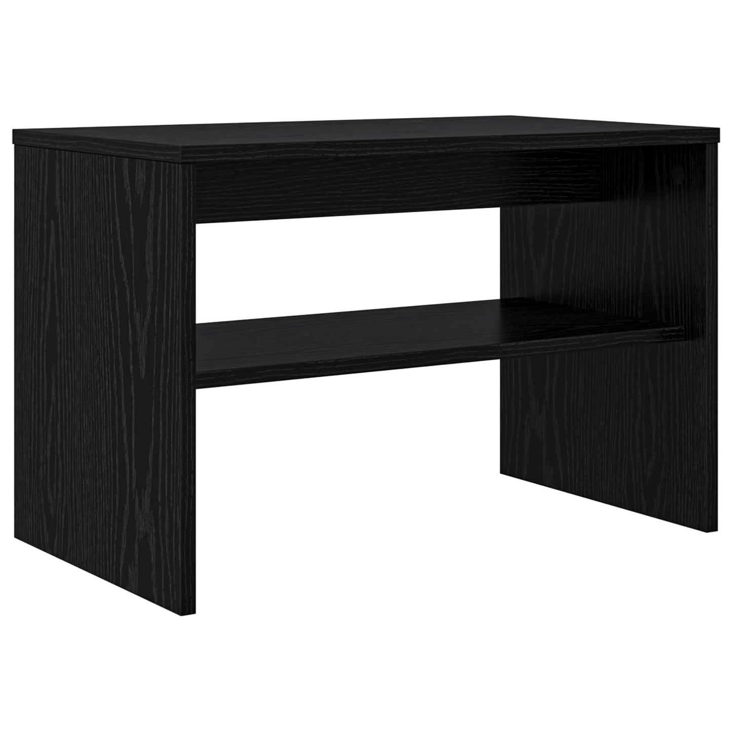 TV Cabinet Black Oak 60 x 35 x 40 cm Engineered Wood