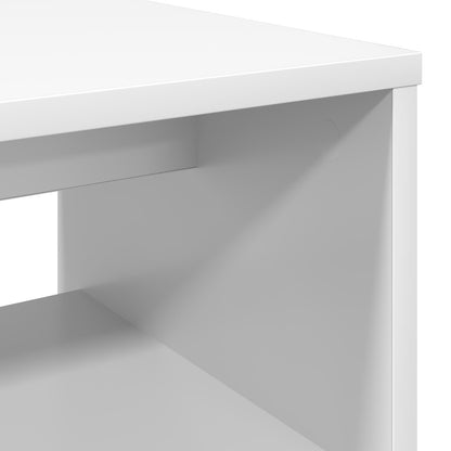 TV Cabinet 80 x 35 x 40 cm White Engineered Wood
