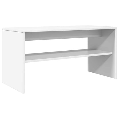 TV Cabinet 80 x 35 x 40 cm White Engineered Wood