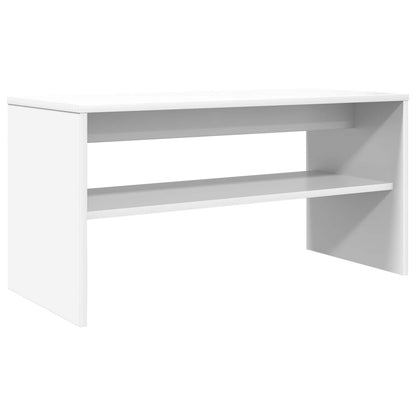 TV Cabinet 80 x 35 x 40 cm White Engineered Wood