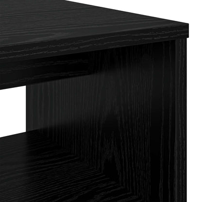 TV Cabinet 80 x 35 x 40 cm Black Oak Engineered Wood