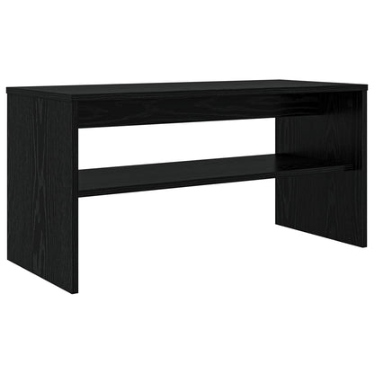 TV Cabinet 80 x 35 x 40 cm Black Oak Engineered Wood