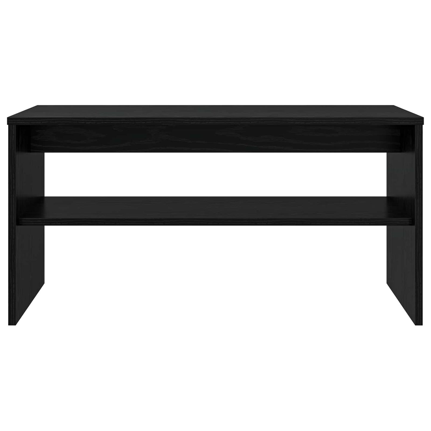 TV Cabinet 80 x 35 x 40 cm Black Oak Engineered Wood