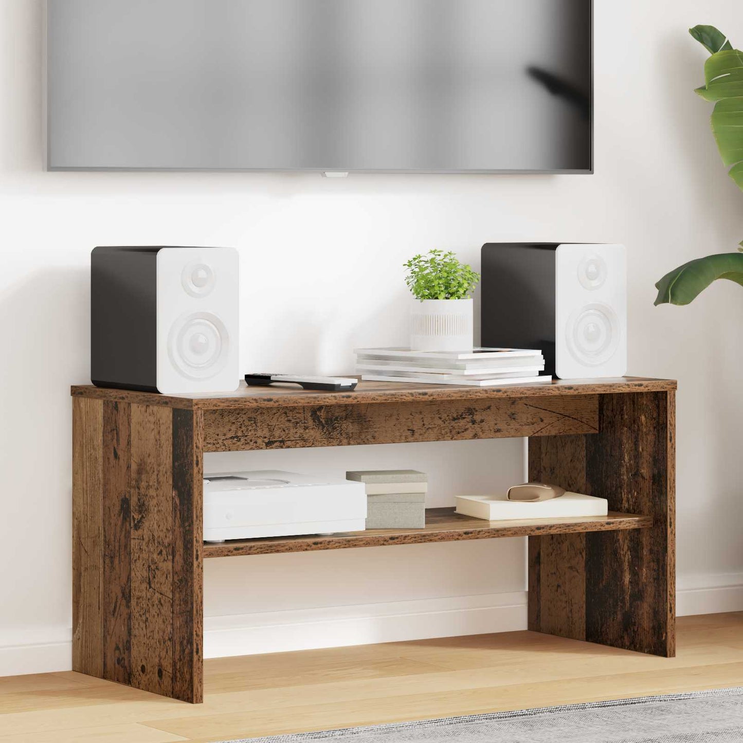 TV Cabinet 80 x 35 x 40 cm Old Wood Engineered Wood