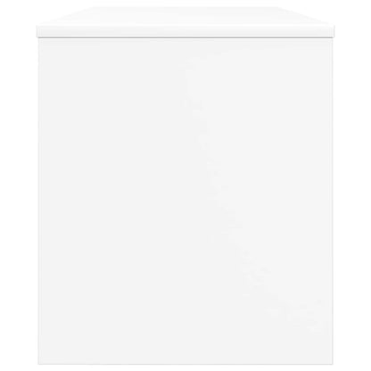 TV Cabinet 100 x 35 x 40 cm White Engineered Wood