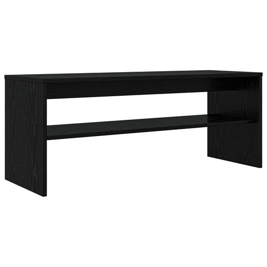 TV Cabinet Black Oak 100 x 35 x 40 cm Engineered Wood