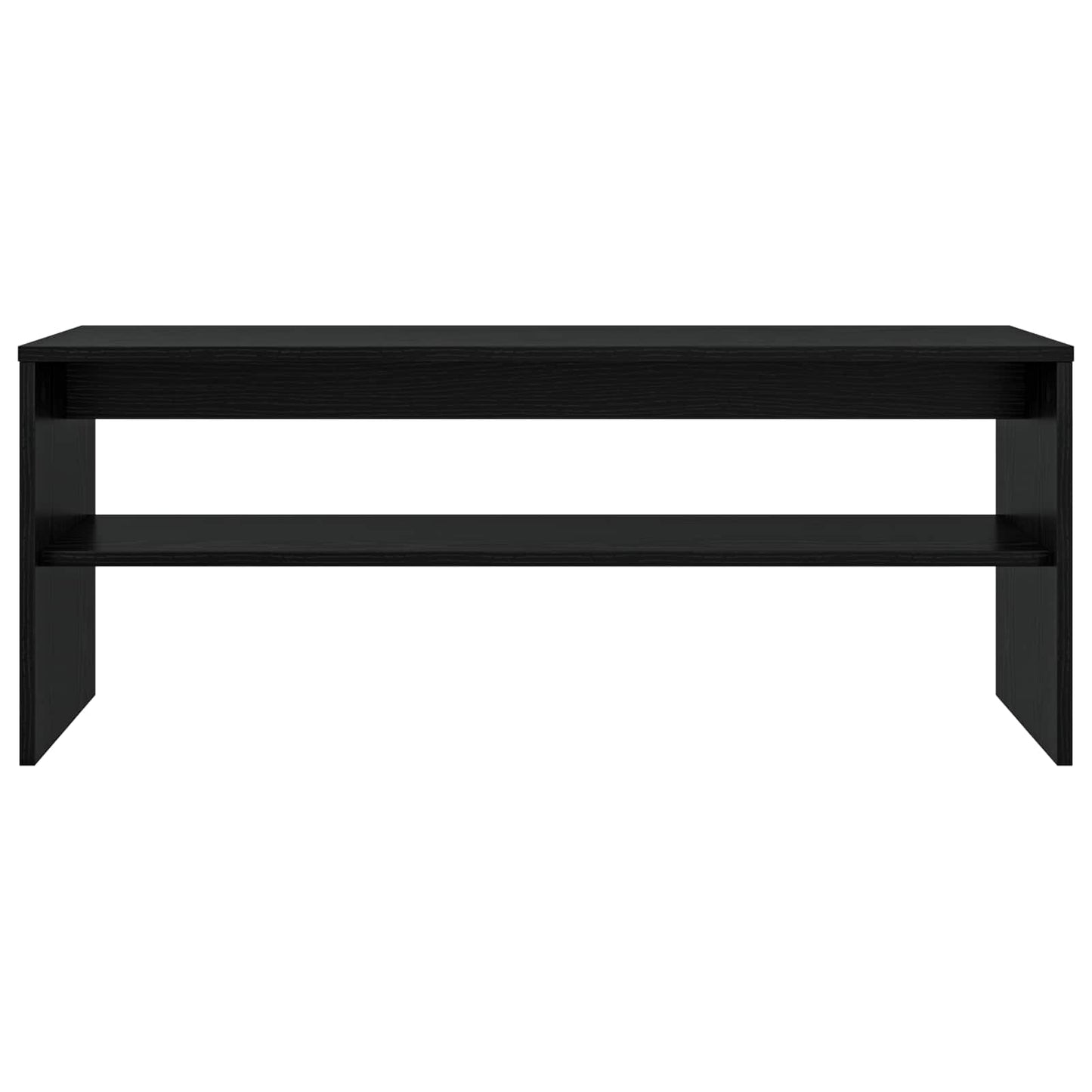 TV Cabinet Black Oak 100 x 35 x 40 cm Engineered Wood
