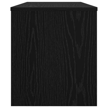 TV Cabinet Black Oak 100 x 35 x 40 cm Engineered Wood