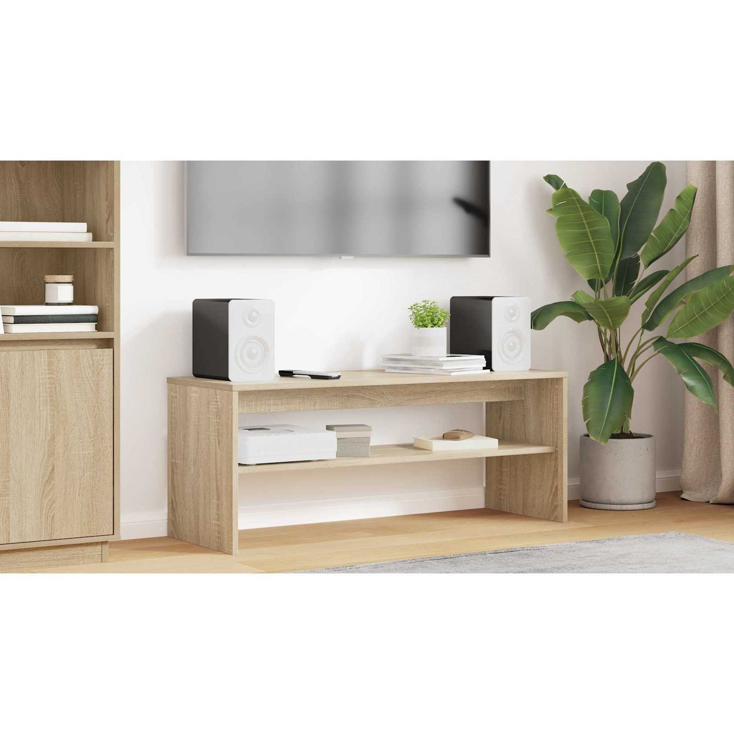 TV Cabinet Sonoma Oak 100 x 35 x 40 cm Engineered Wood