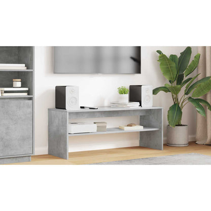 TV Cabinet Concrete Grey 100 x 35 x 40 cm Engineered Wood