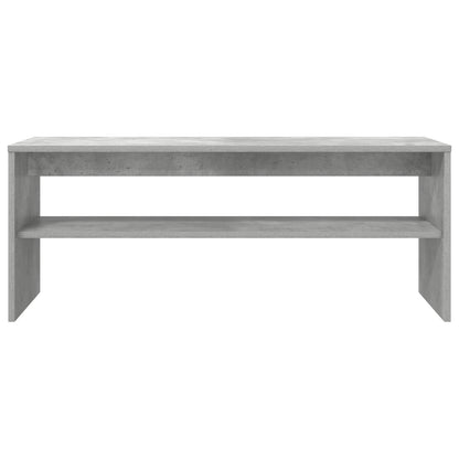 TV Cabinet 100 x 35 x 40 cm Concrete Grey Engineered Wood