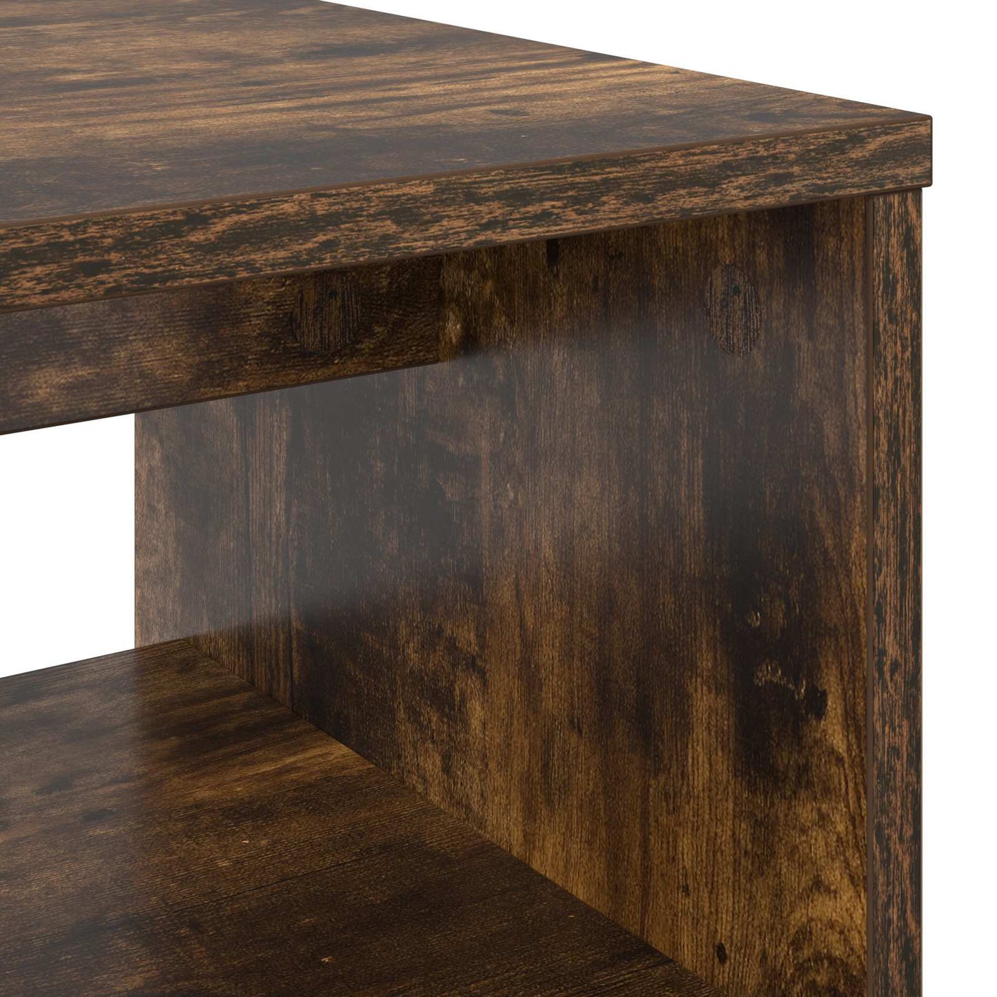 TV Cabinet 100 x 35 x 40 cm Smoked Oak Engineered Wood
