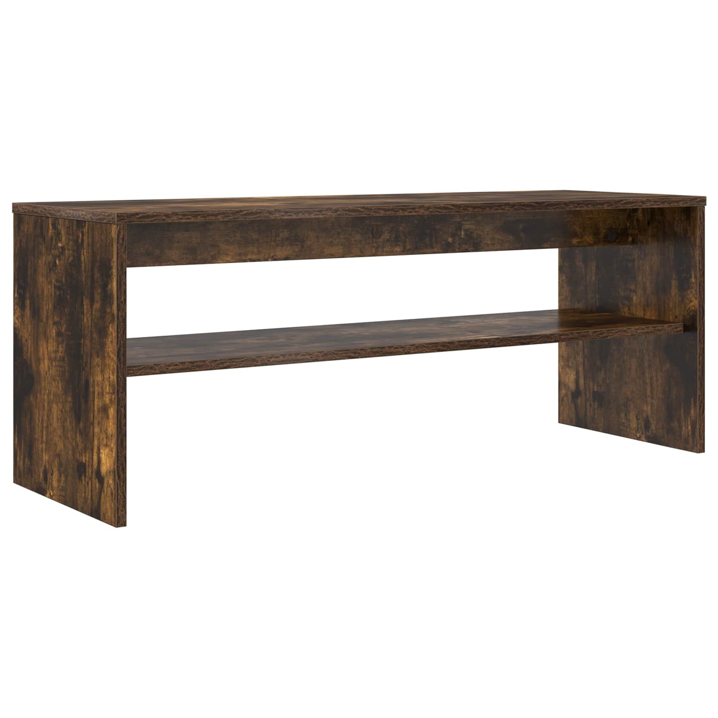 TV Cabinet 100 x 35 x 40 cm Smoked Oak Engineered Wood
