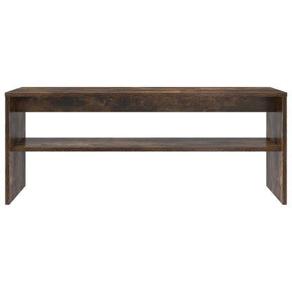 TV Cabinet 100 x 35 x 40 cm Smoked Oak Engineered Wood
