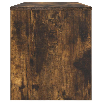 TV Cabinet 100 x 35 x 40 cm Smoked Oak Engineered Wood