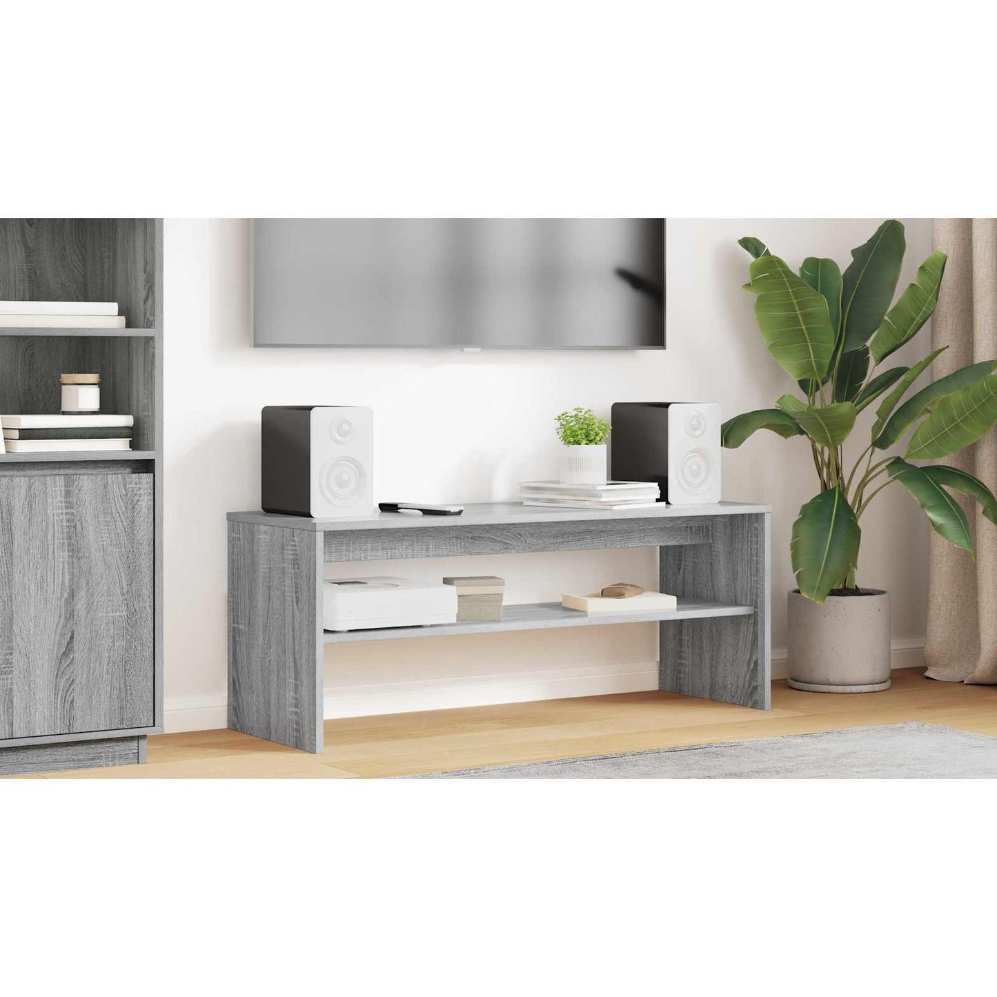 TV Cabinet Grey Sonoma 100 x 35 x 40 cm Engineered Wood