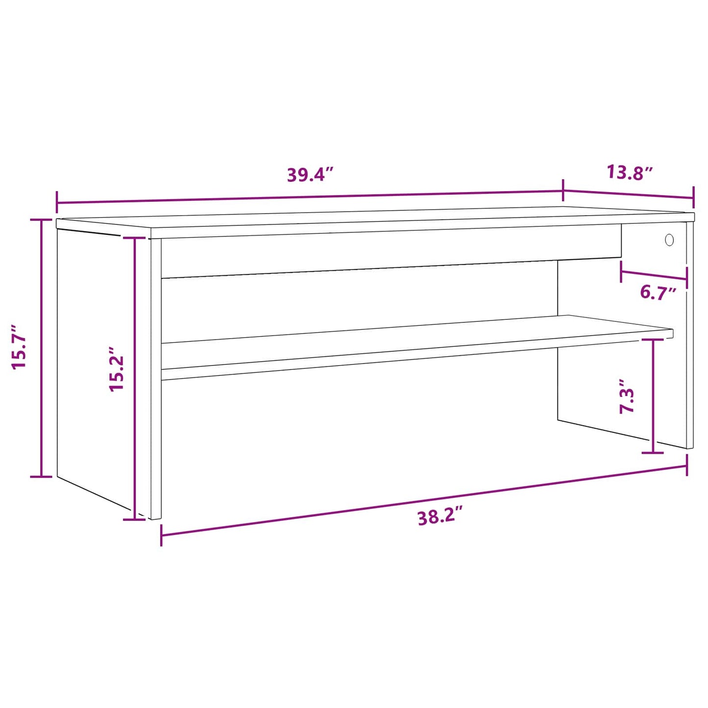 TV Cabinet Grey Sonoma 100 x 35 x 40 cm Engineered Wood