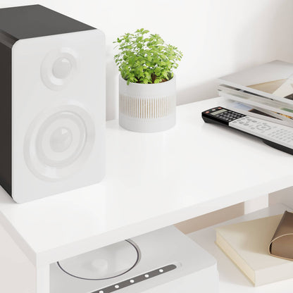 TV Cabinet White 60 x 30 x 40 cm Engineered Wood