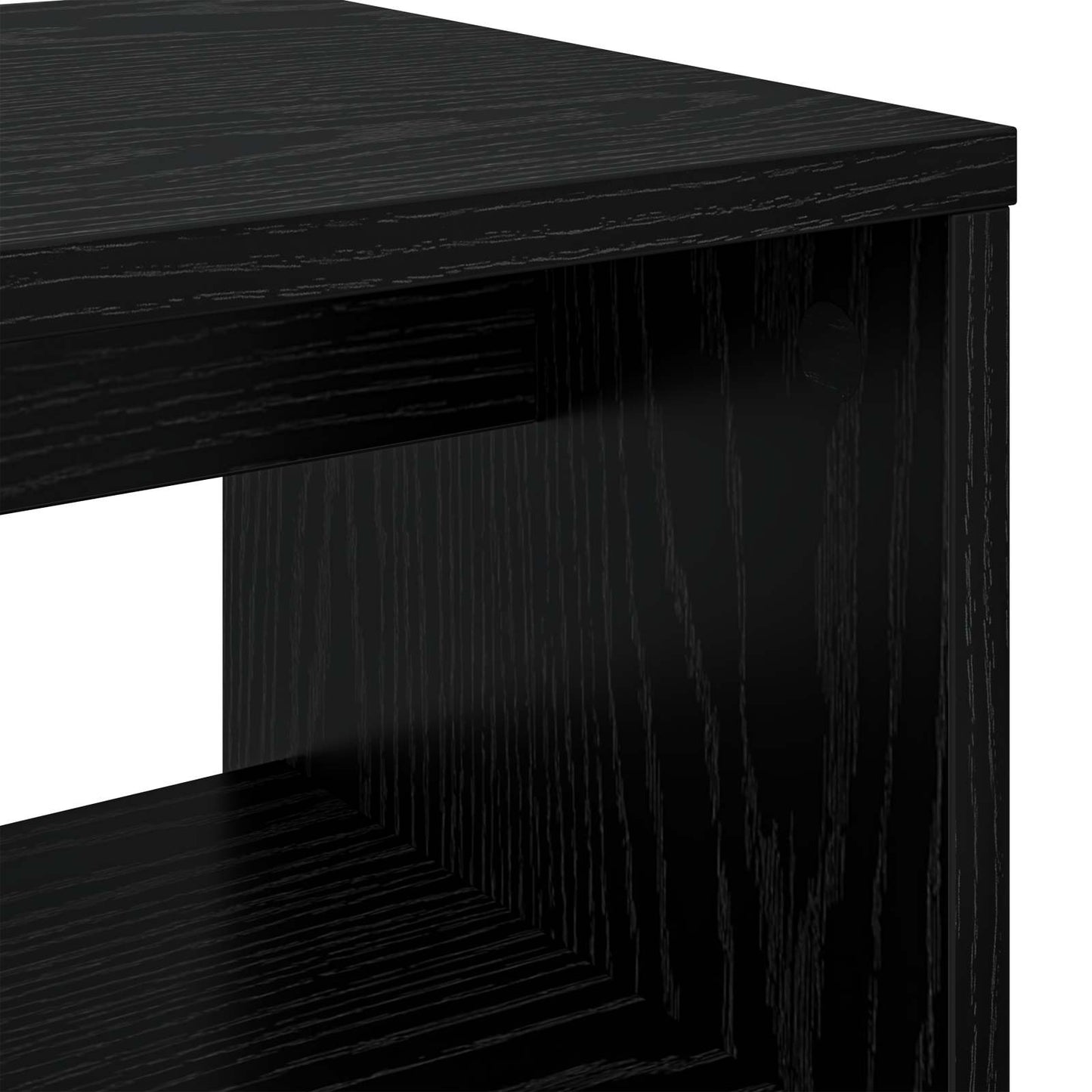 TV Cabinet Black Oak 60 x 30 x 40 cm Engineered Wood