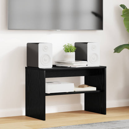 TV Cabinet Black Oak 60 x 30 x 40 cm Engineered Wood