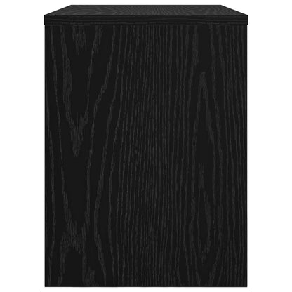 TV Cabinet Black Oak 60 x 30 x 40 cm Engineered Wood