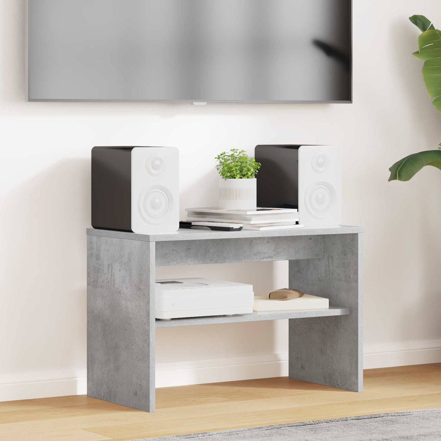 TV Cabinet Concrete Grey 60 x 30 x 40 cm Engineered Wood