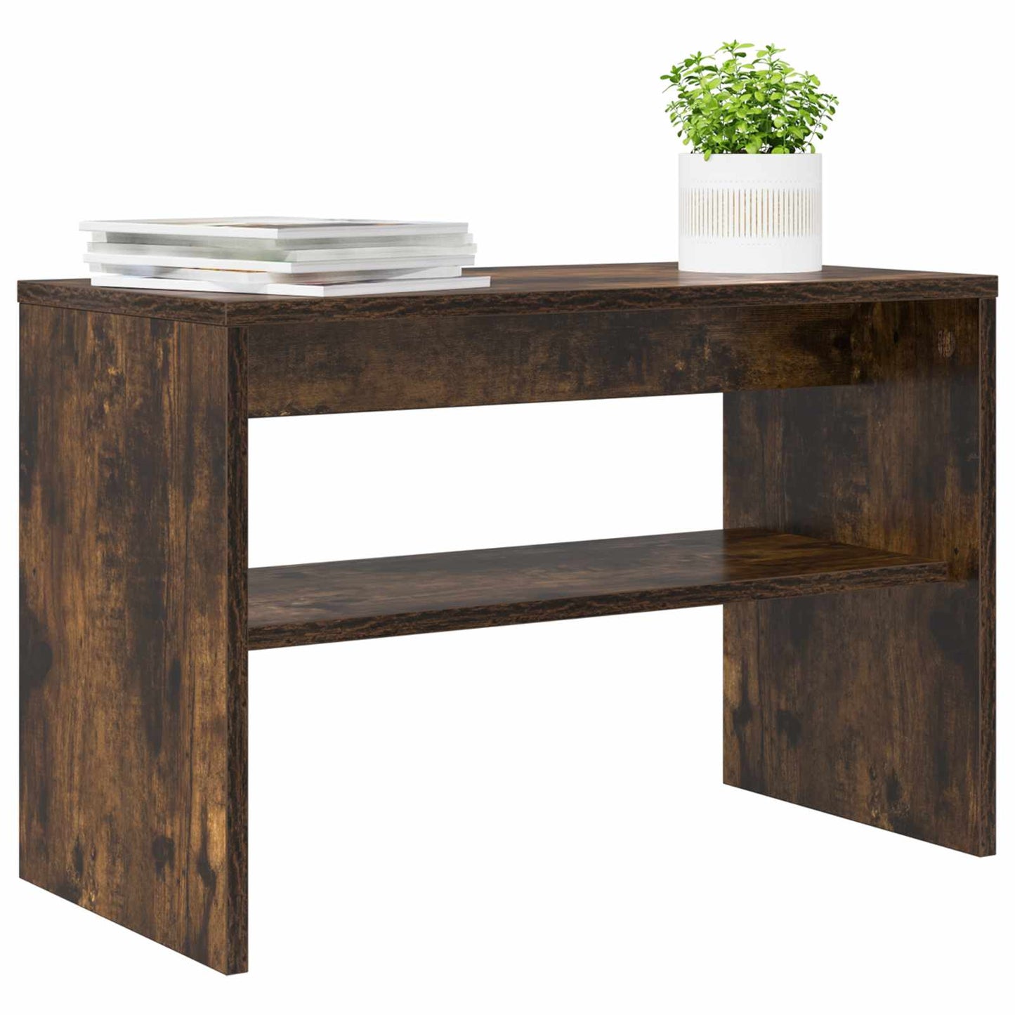 TV Cabinet Smoked Oak 60 x 30 x 40 cm Engineered Wood