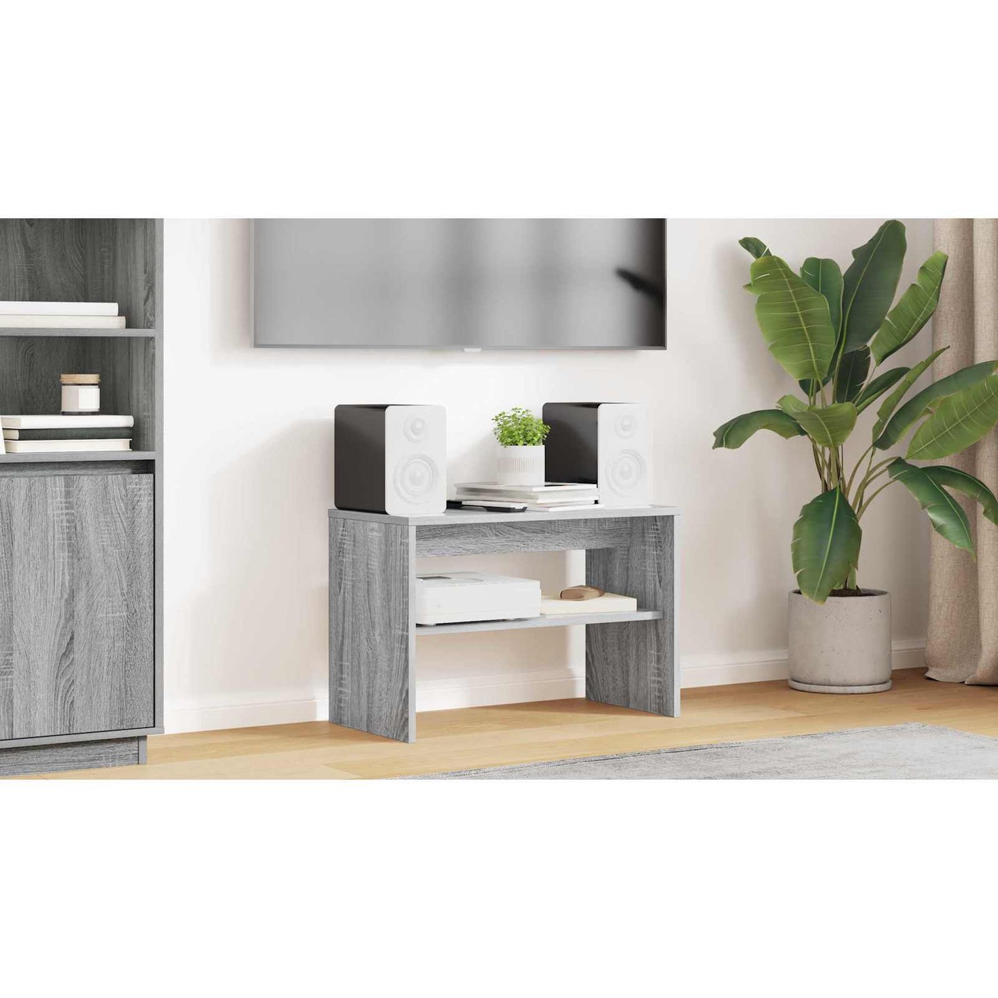TV Cabinet Grey Sonoma 60 x 30 x 40 cm Engineered Wood