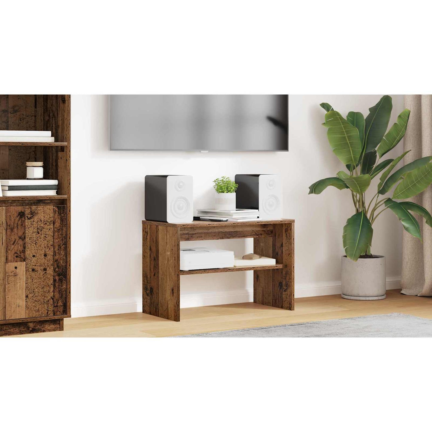 TV Cabinet 60 x 30 x 40 cm Old Wood Engineered Wood