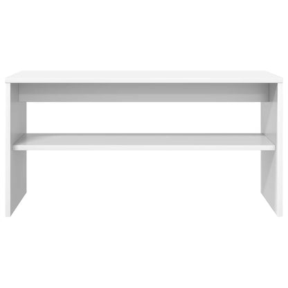TV Cabinet 80 x 30 x 40 cm White Engineered Wood