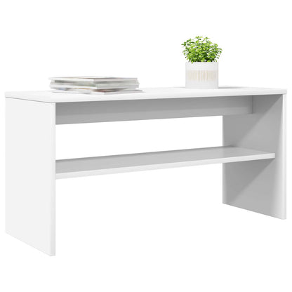 TV Cabinet 80 x 30 x 40 cm White Engineered Wood