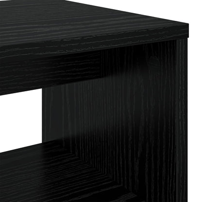 TV Cabinet 80 x 30 x 40 cm Black Oak Engineered Wood