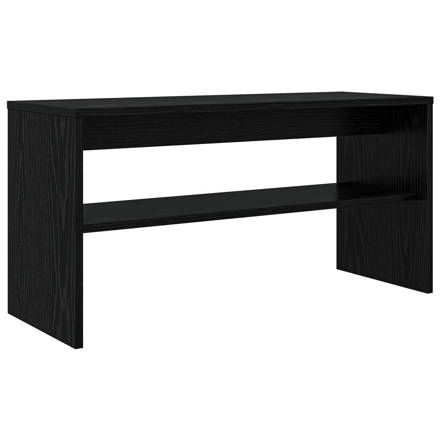 TV Cabinet Black Oak 80 x 30 x 40 cm Engineered Wood