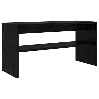 TV Cabinet Black Oak 80 x 30 x 40 cm Engineered Wood