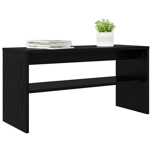 TV Cabinet Black Oak 80 x 30 x 40 cm Engineered Wood