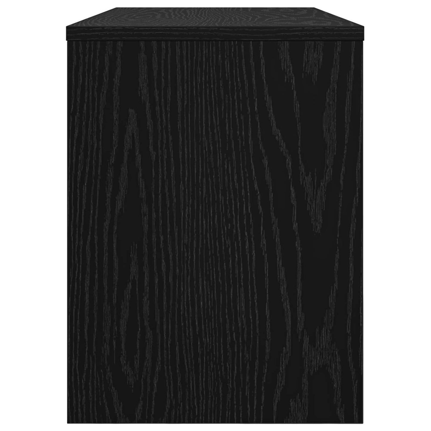 TV Cabinet 80 x 30 x 40 cm Black Oak Engineered Wood