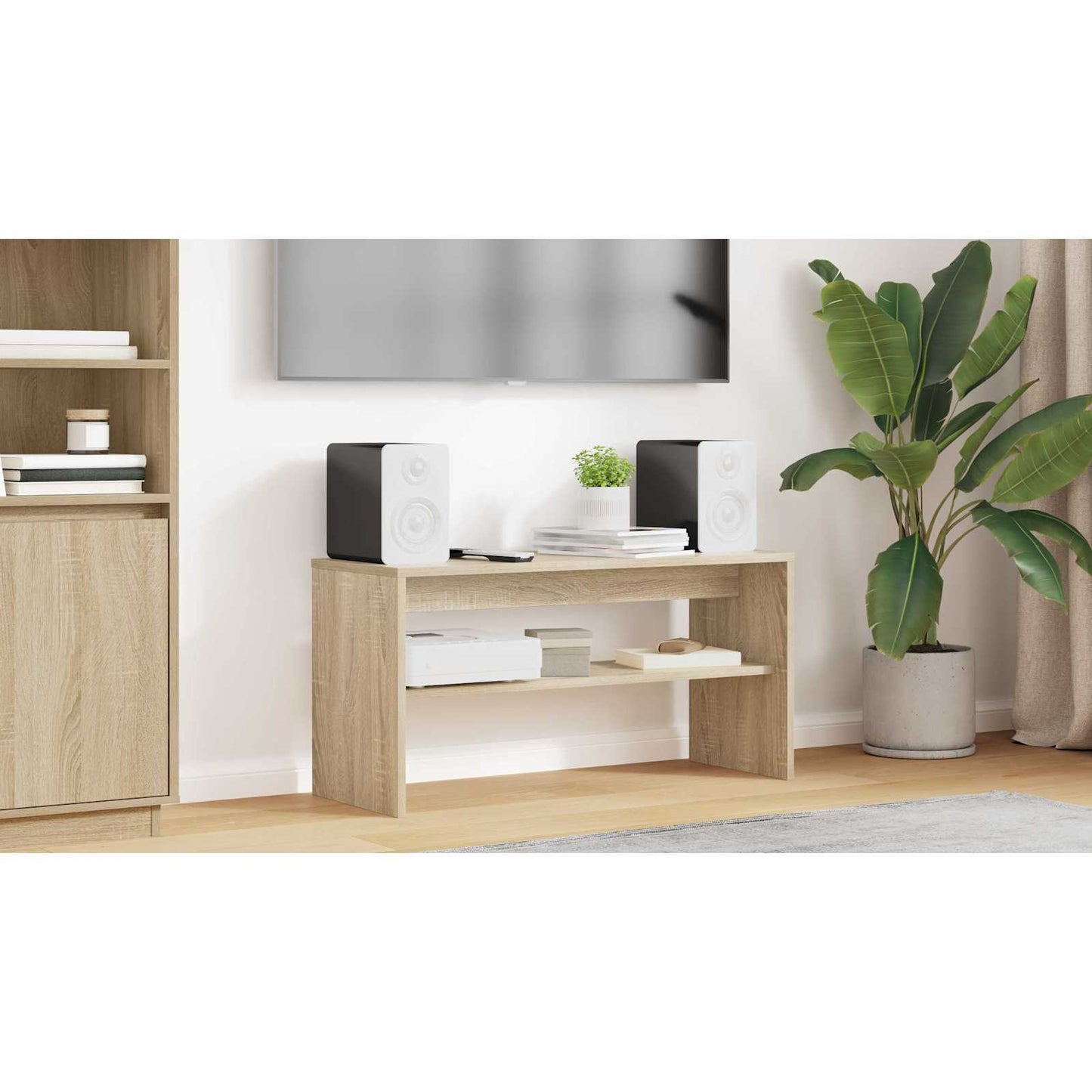 TV Cabinet Sonoma Oak 80 x 30 x 40 cm Engineered Wood