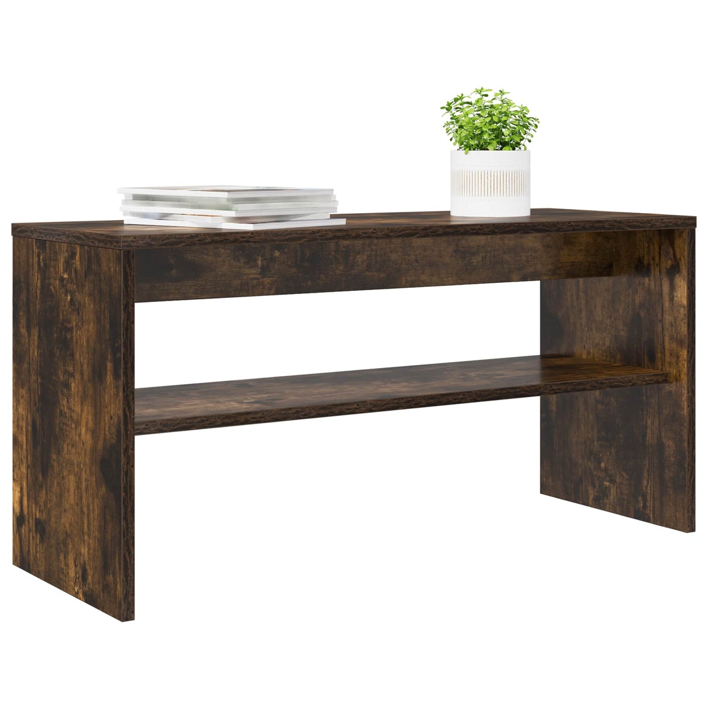 TV Cabinet Smoked Oak 80 x 30 x 40 cm Engineered Wood