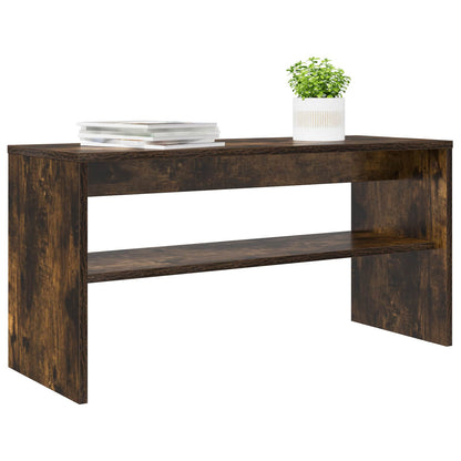 TV Cabinet Smoked Oak 80 x 30 x 40 cm Engineered Wood