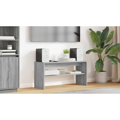 TV Cabinet Grey Sonoma 80 x 30 x 40 cm Engineered Wood
