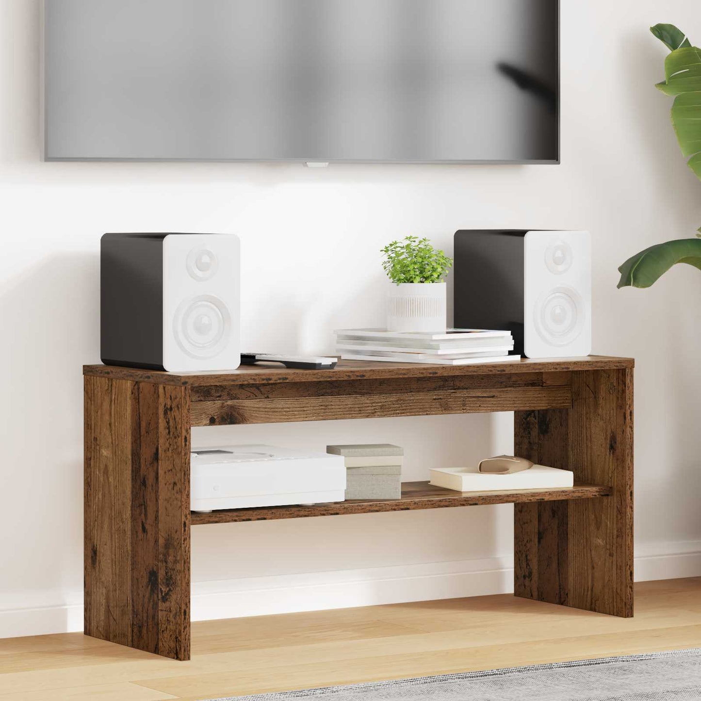 TV Cabinet Old Wood 80 x 30 x 40 cm Engineered Wood